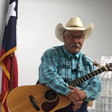 The artist and singing Cowboy - Mr Rick Pinner
