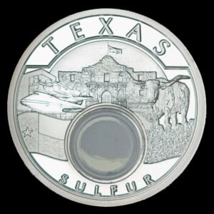 2024 Texas Sulfur Silver Round obverse