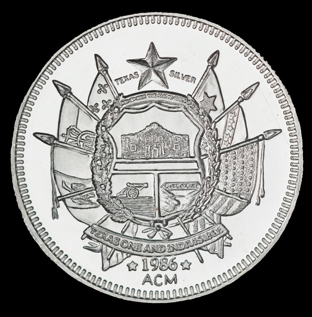 American Custom Minting Inc Silver 1 oz round obverse