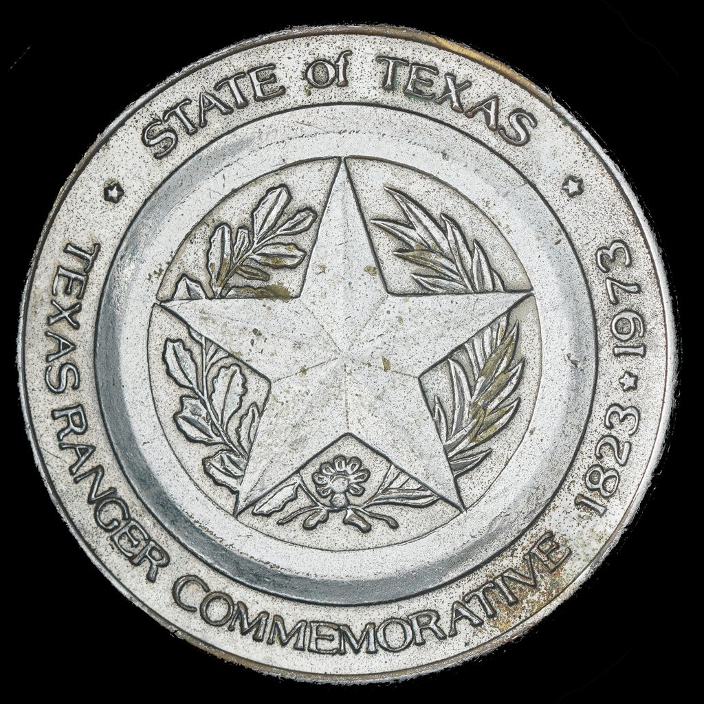 1973 Texas Rangers Commemorative Round Clad Reverse