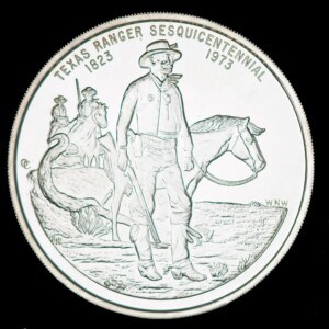 1973 Texas Rangers Commemorative Silver Round
