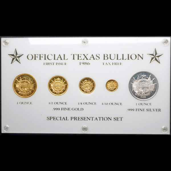 1986 Official Texas Bullion Set Obverse