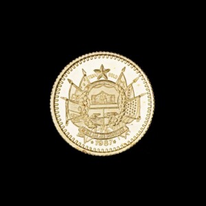 1987 Official Texas Bullion Gold 1/10 oz (CCM)