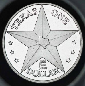 2003 Texas Silver Dollar – Mustang reverse