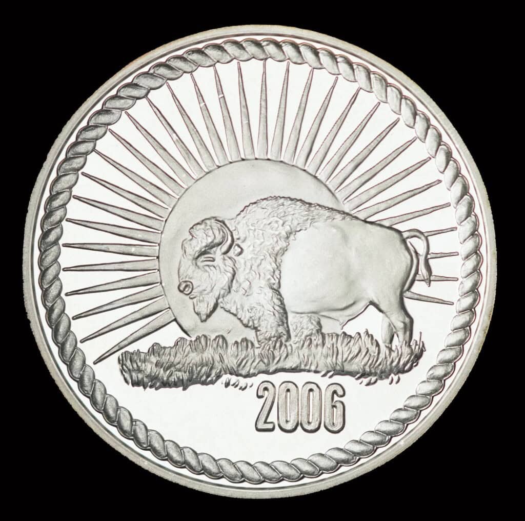2006 Texas Silver Dollar – Buffalo Obverse