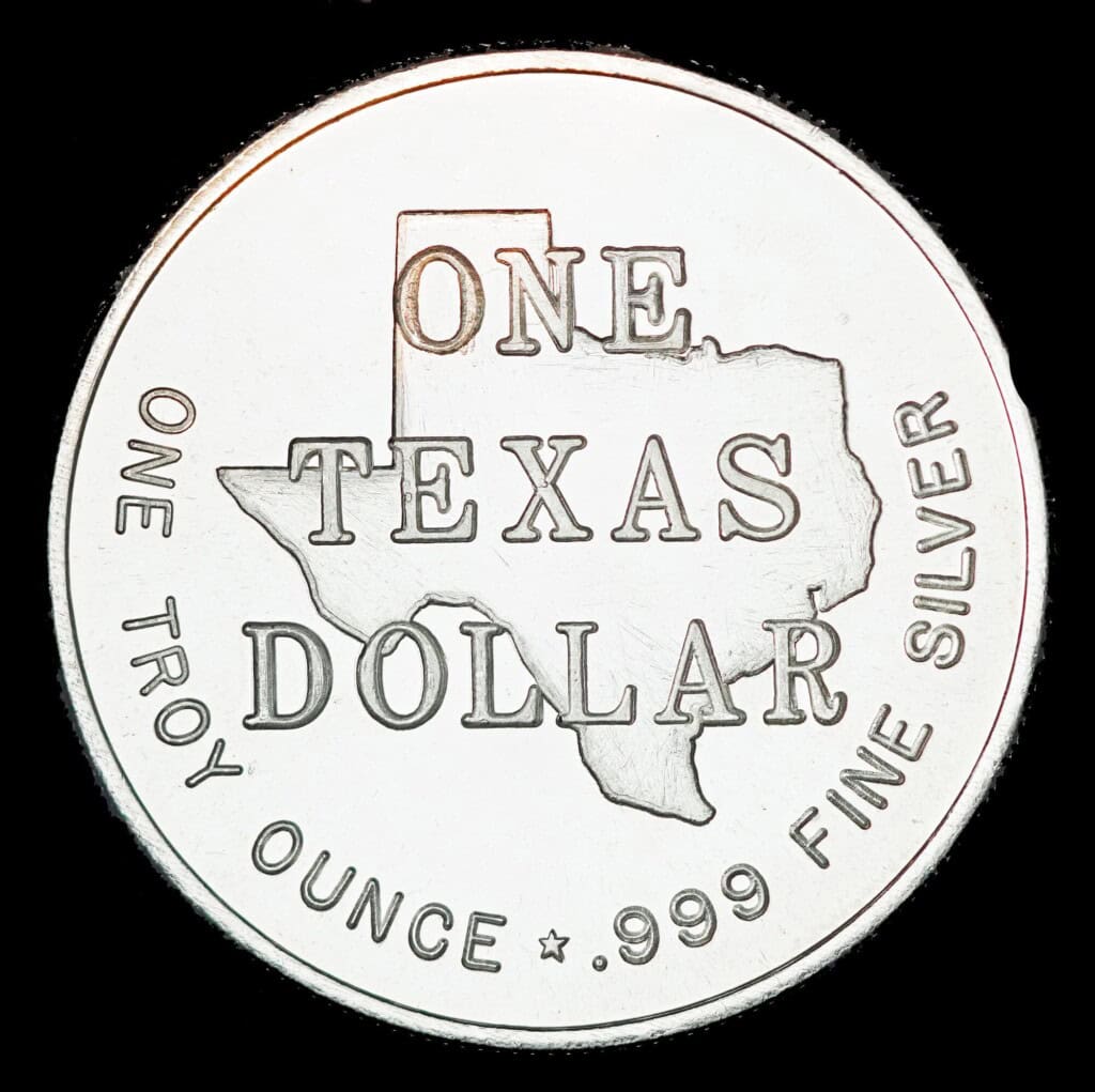 1981 Texas Silver Dollar – Don Casey Co. Obverse