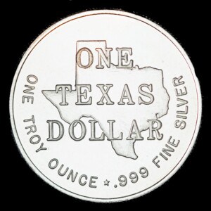 1981 Texas Silver Dollar – Don Casey Co. obverse