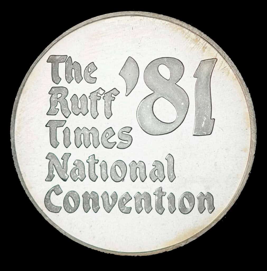 1981 Ruff Times National Convention Obverse