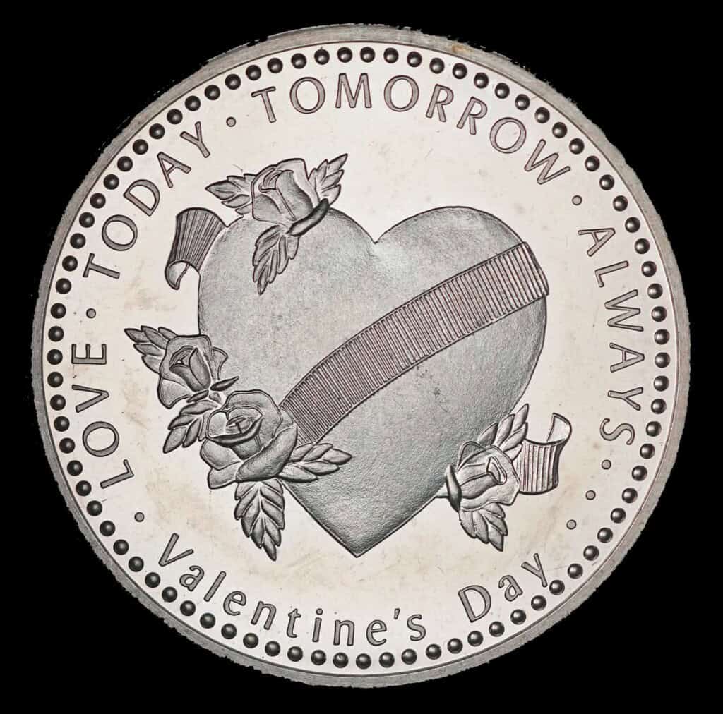 1985 Valentines Day Obverse