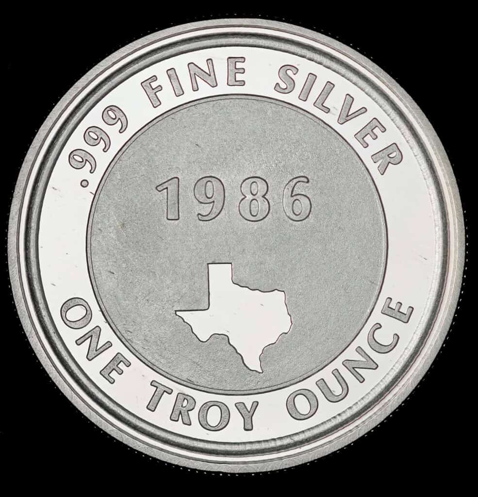 1985-86 The Yellow Rose of Texas Reverse
