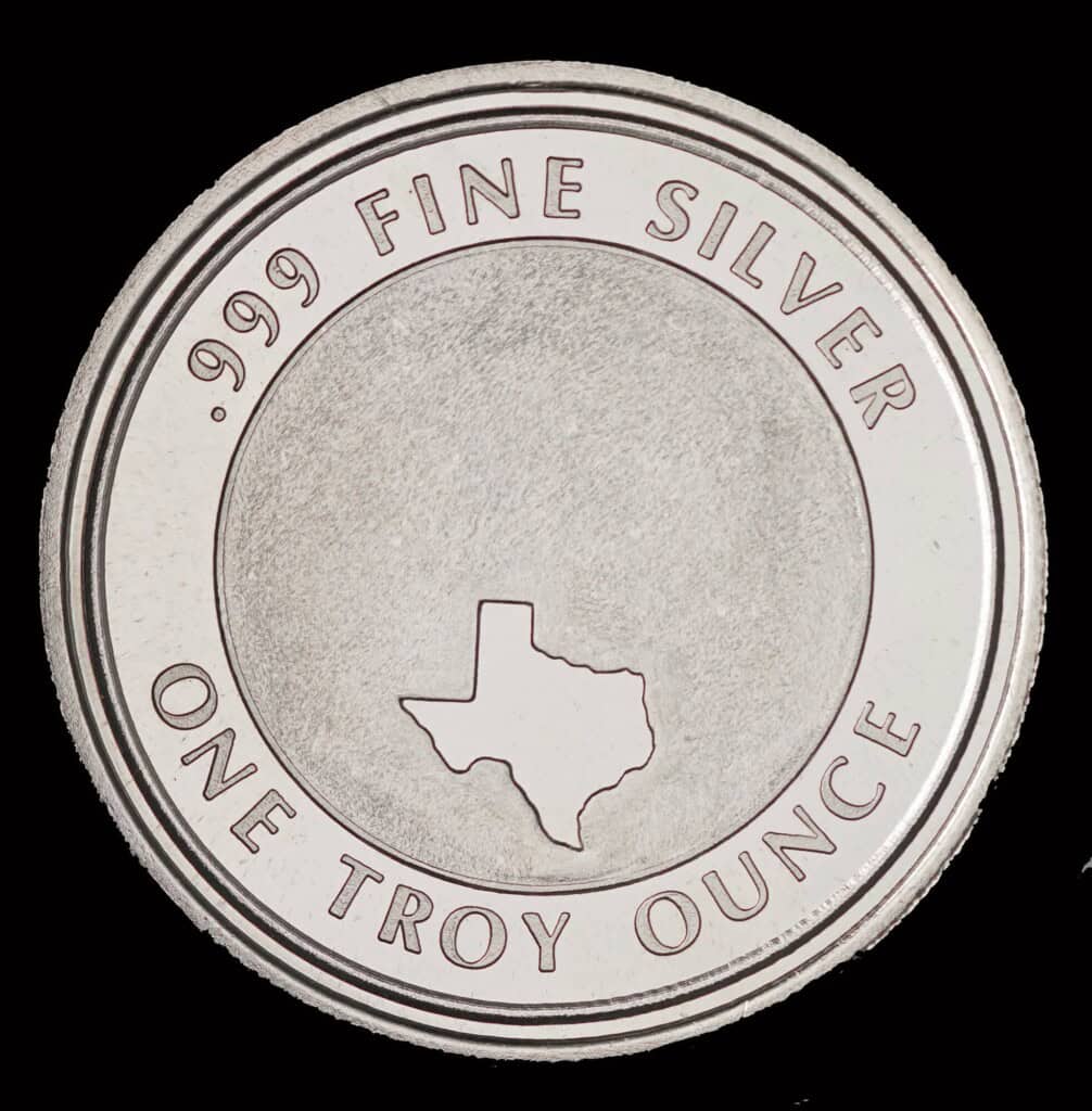 1985 Rio Grande Valley Silver Round Reverse