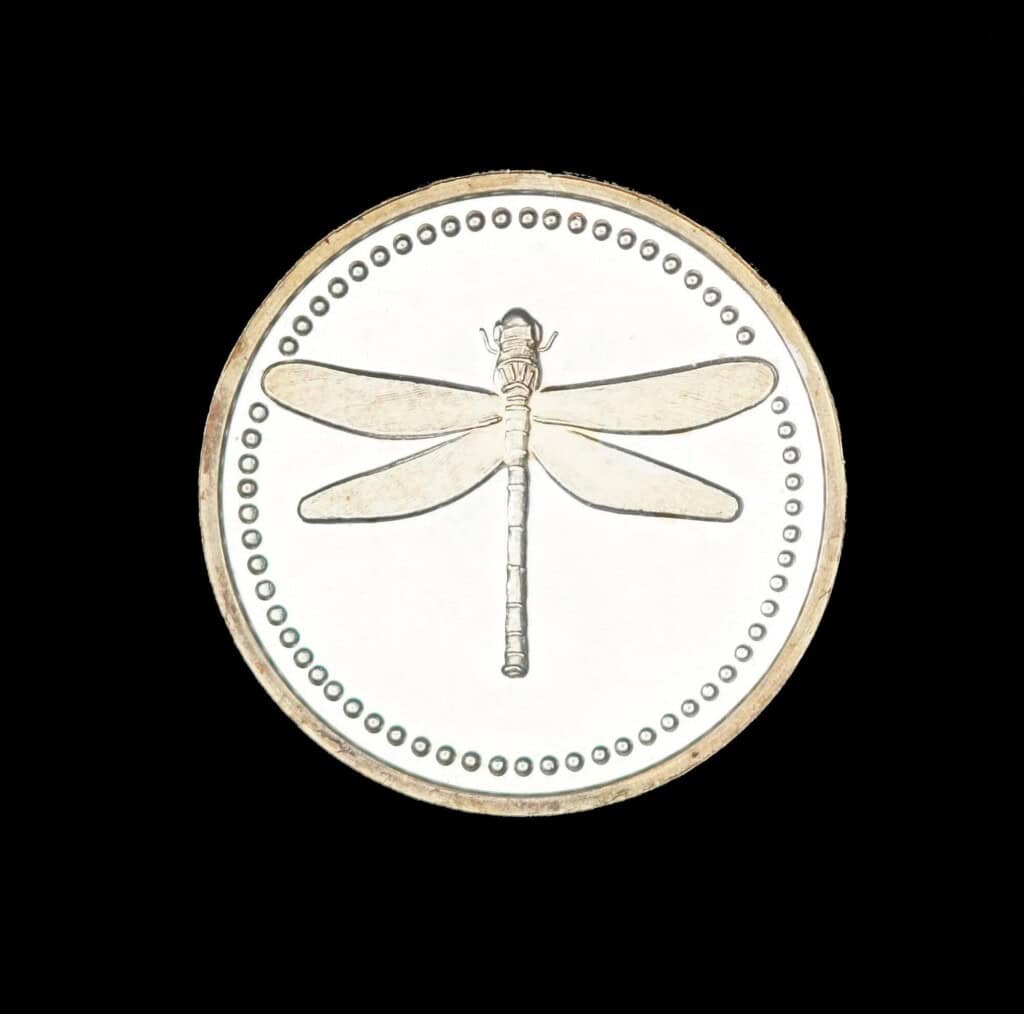 2004 Texas Dragonfly Silver Dime Obverse