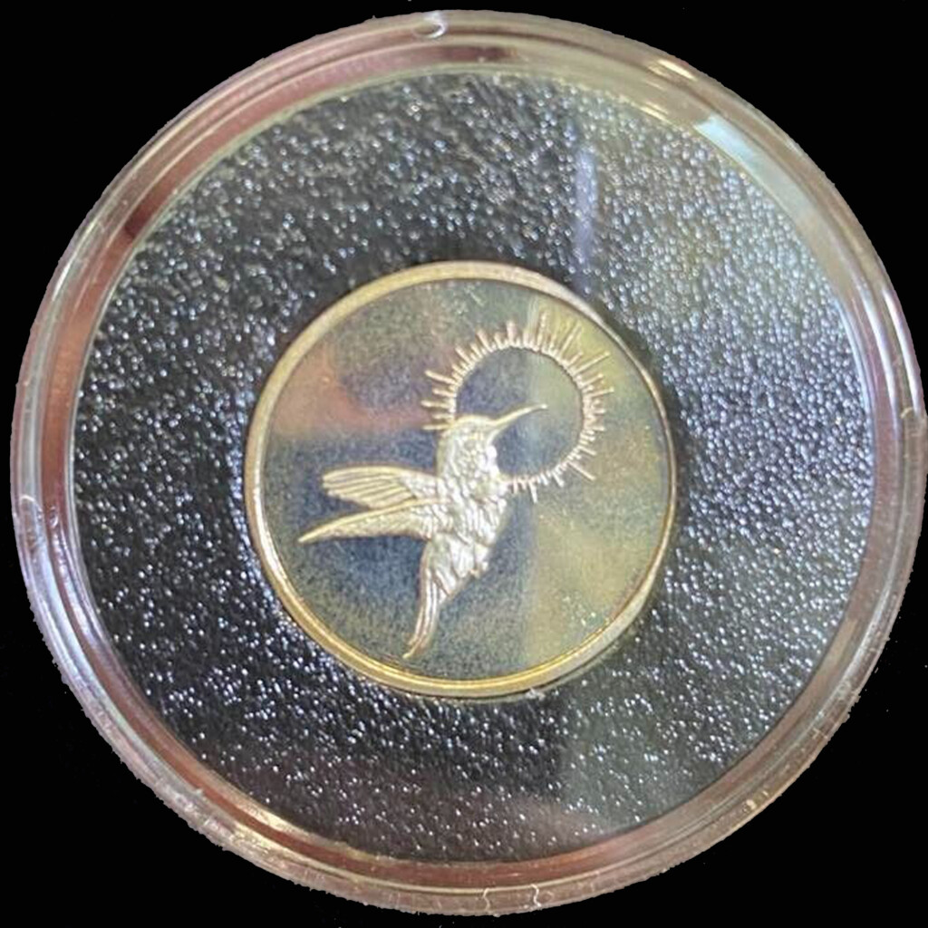 2007 Texas Hummingbird Silver Dime Obverse