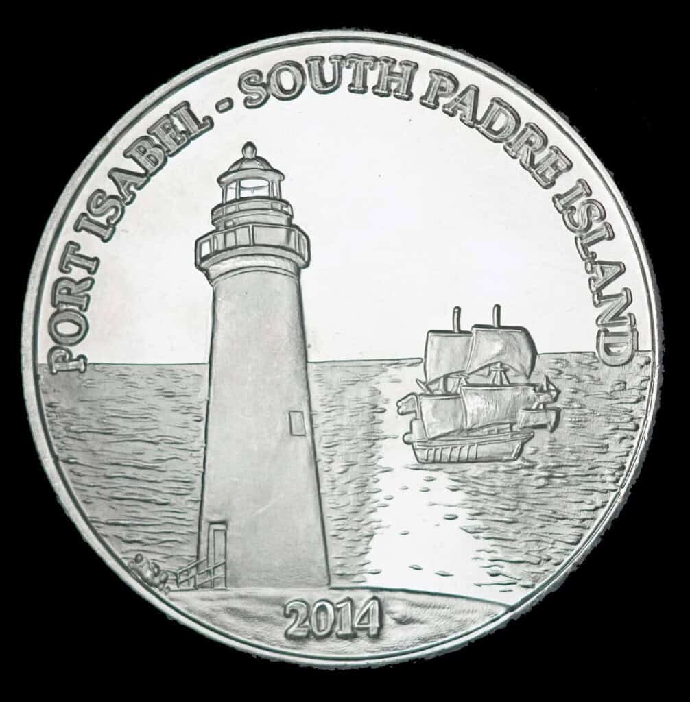 2014 Port Isabel Texas Lighthouse Obverse