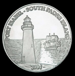 2014 Port Isabel Texas Lighthouse obverse