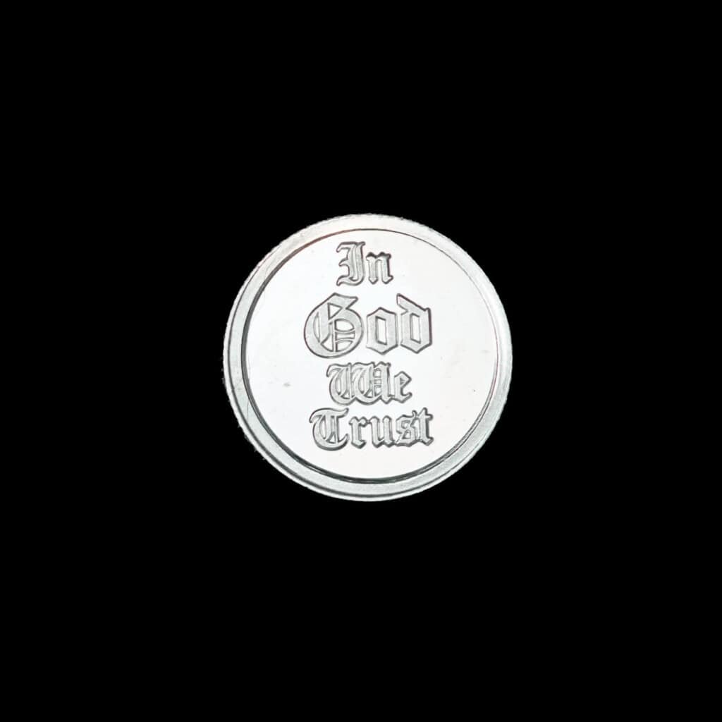 2021-present Huntsville Coin 1 Gram Silver Round Reverse