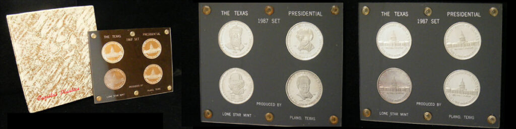 Lone Star Mint 4 Presidents of Texas Set