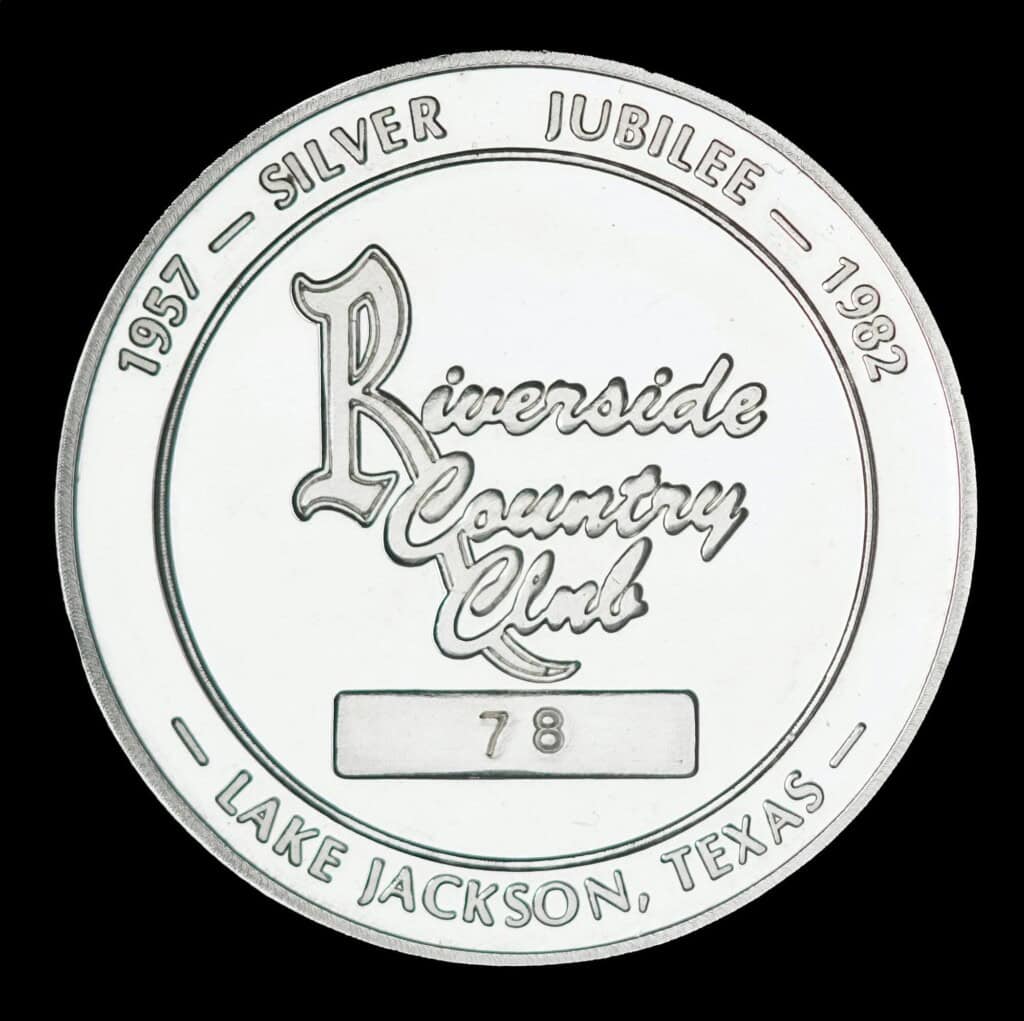1982 Riverside Country Club Silver Round Obverse