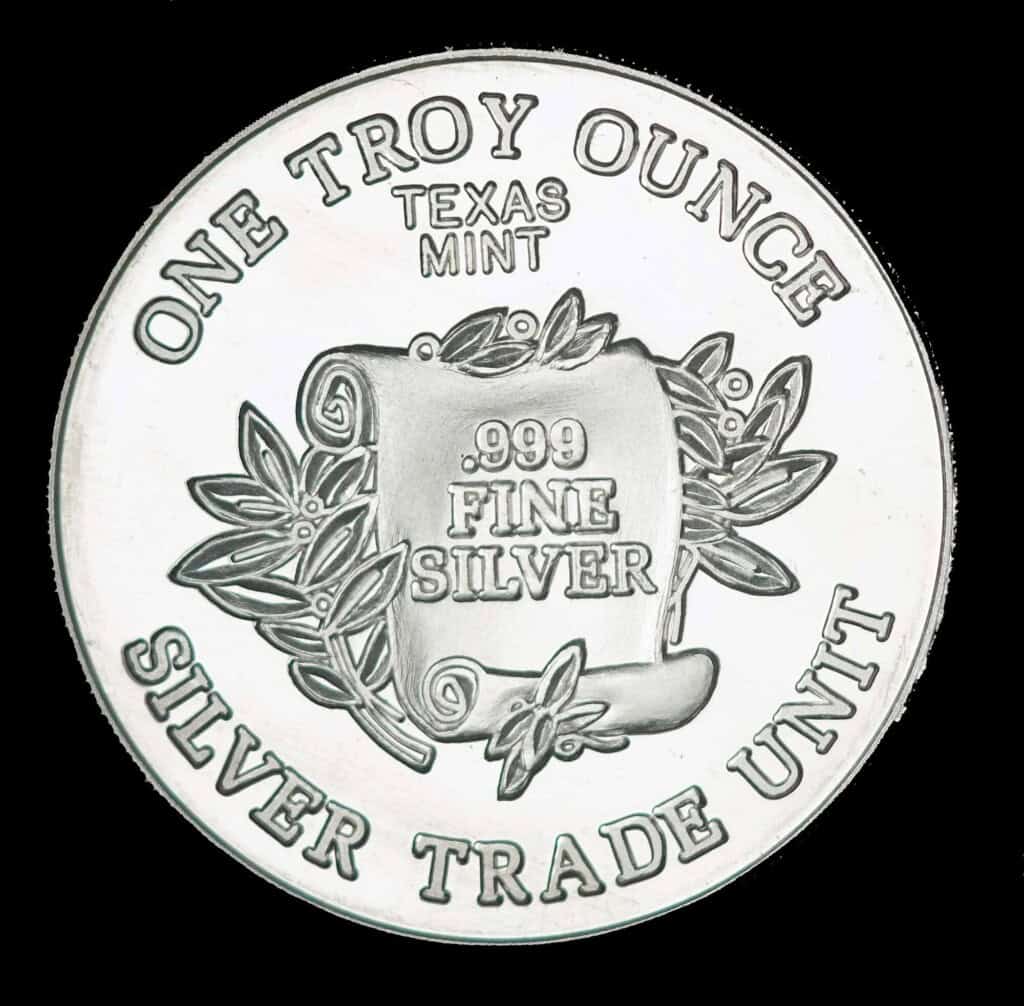 1982 Riverside Country Club Silver Round Reverse
