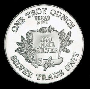 1982 Riverside Country Club Silver Round reverse