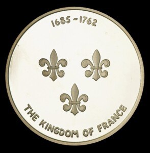 1986 Texas Sesquicentennial Logo Silver Medallion – France (JM) obverse