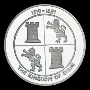 1986 Texas Sesquicentennial Logo Silver Medallion – Spain (JM) obverse