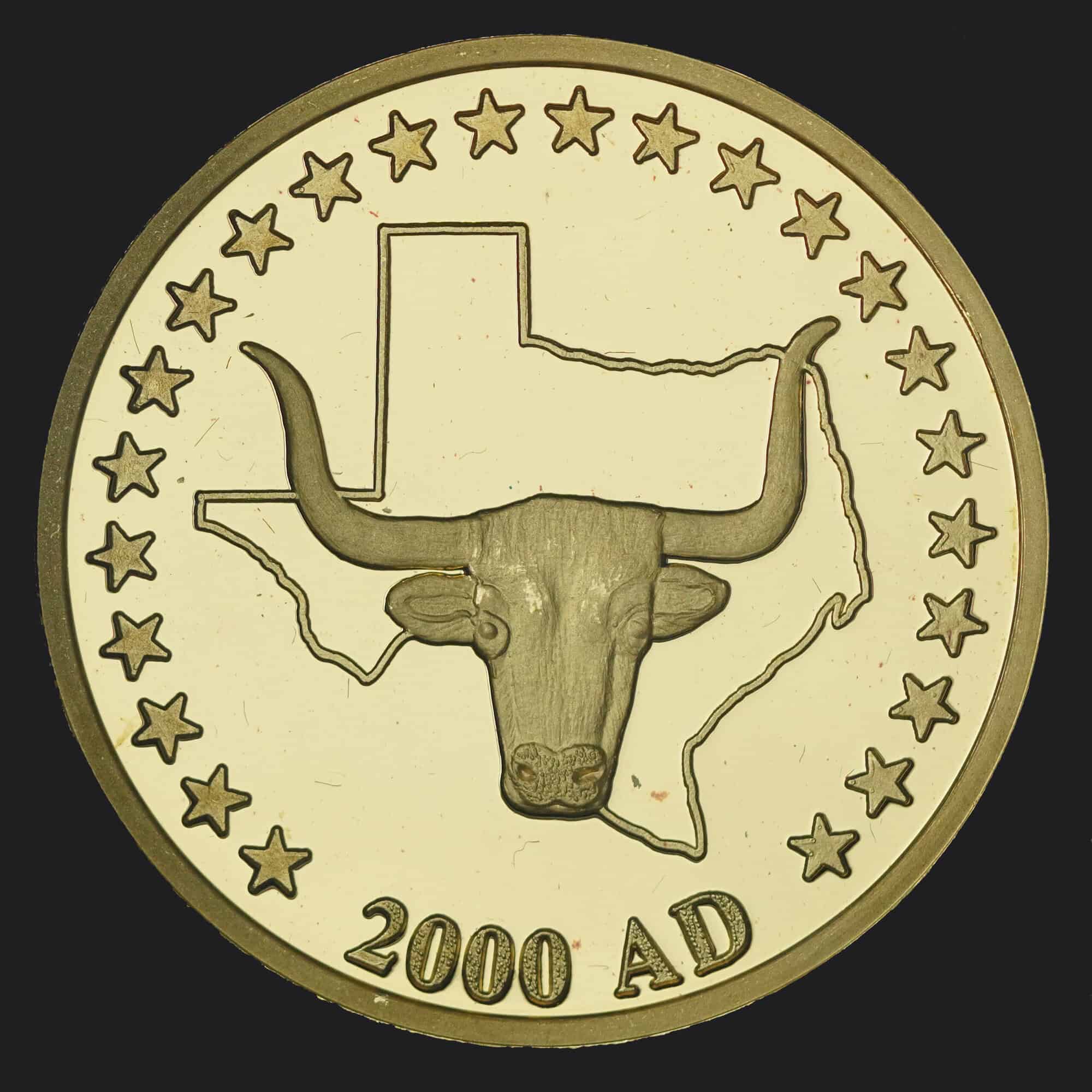 2000 Texas Gold Dollar