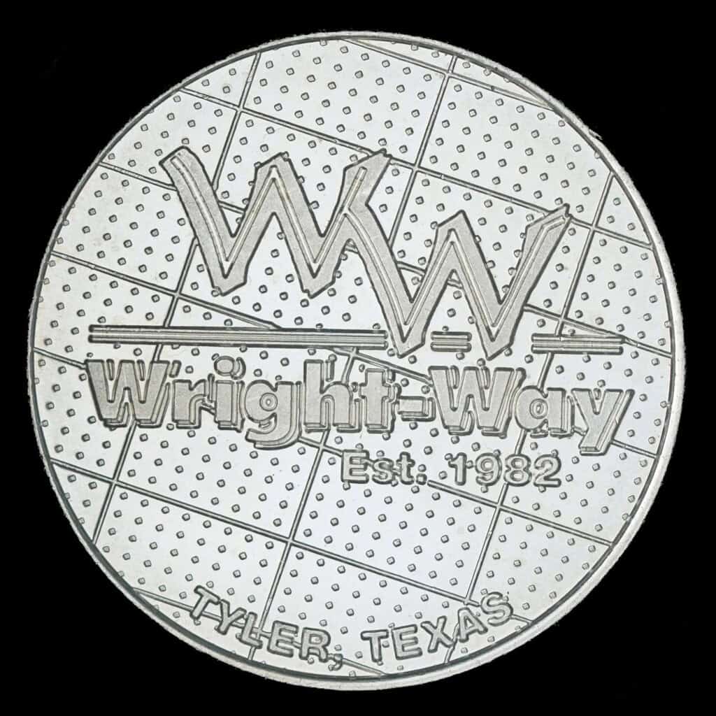 2012 Wright-Way Silver Round Obverse