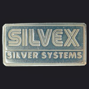 1980 Silvex Silver Systems 1 Troy Ounce Silver Bar obverse