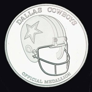 1985 Dallas Cowboys Silver Anniversary Limited Edition Round