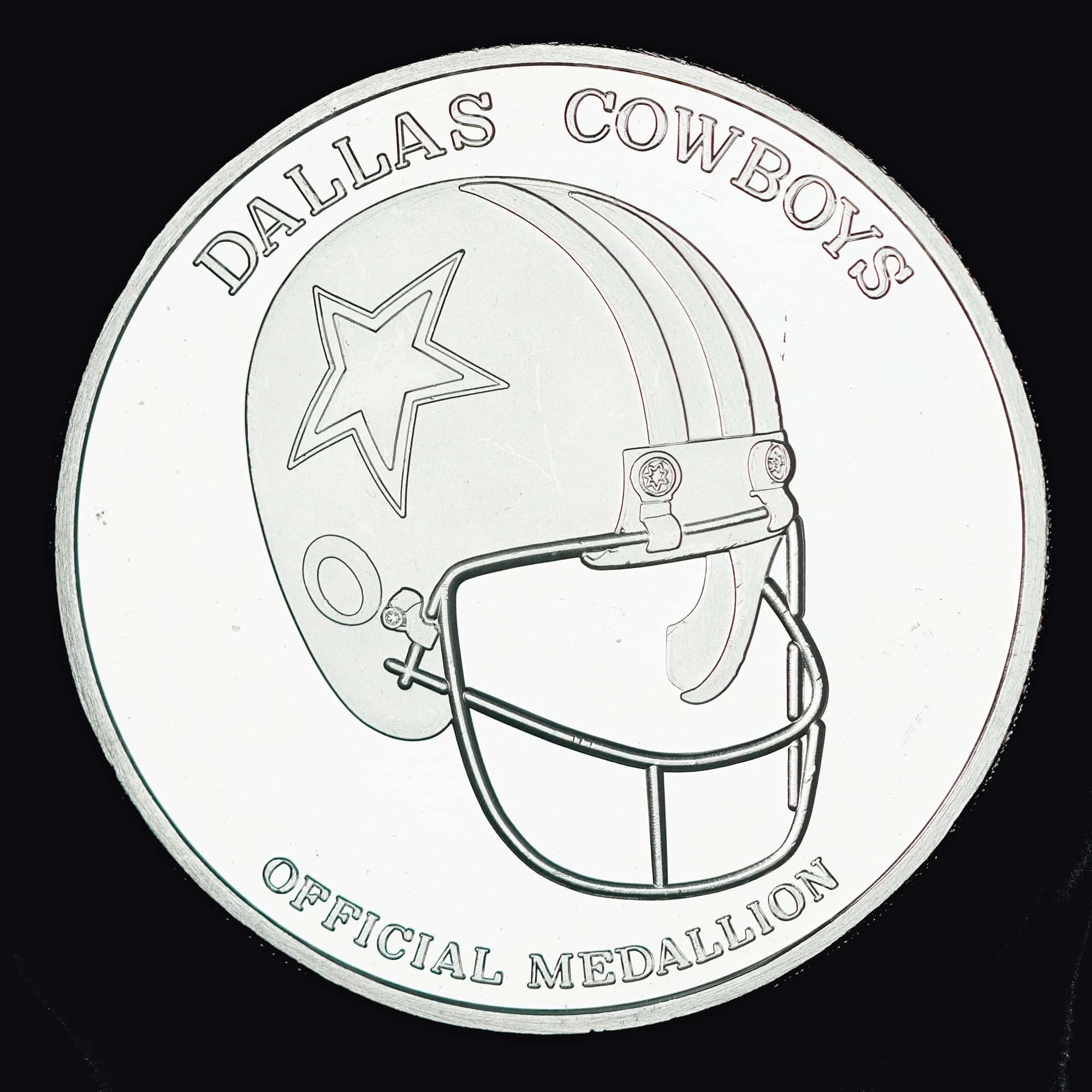 1985 Dallas Cowboys Silver Anniversary Limited Edition Round