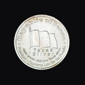 2003 Republic of Texas 8 Gram Silver Round reverse