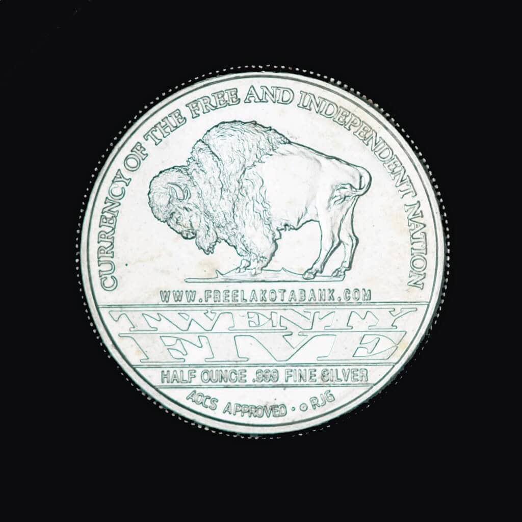 2013 (Estimated) Republic of Texas Half Ounce Silver Round Reverse