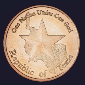 2010 Republic of Texas Copper Round