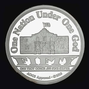2010 Republic of Texas Silver Round reverse