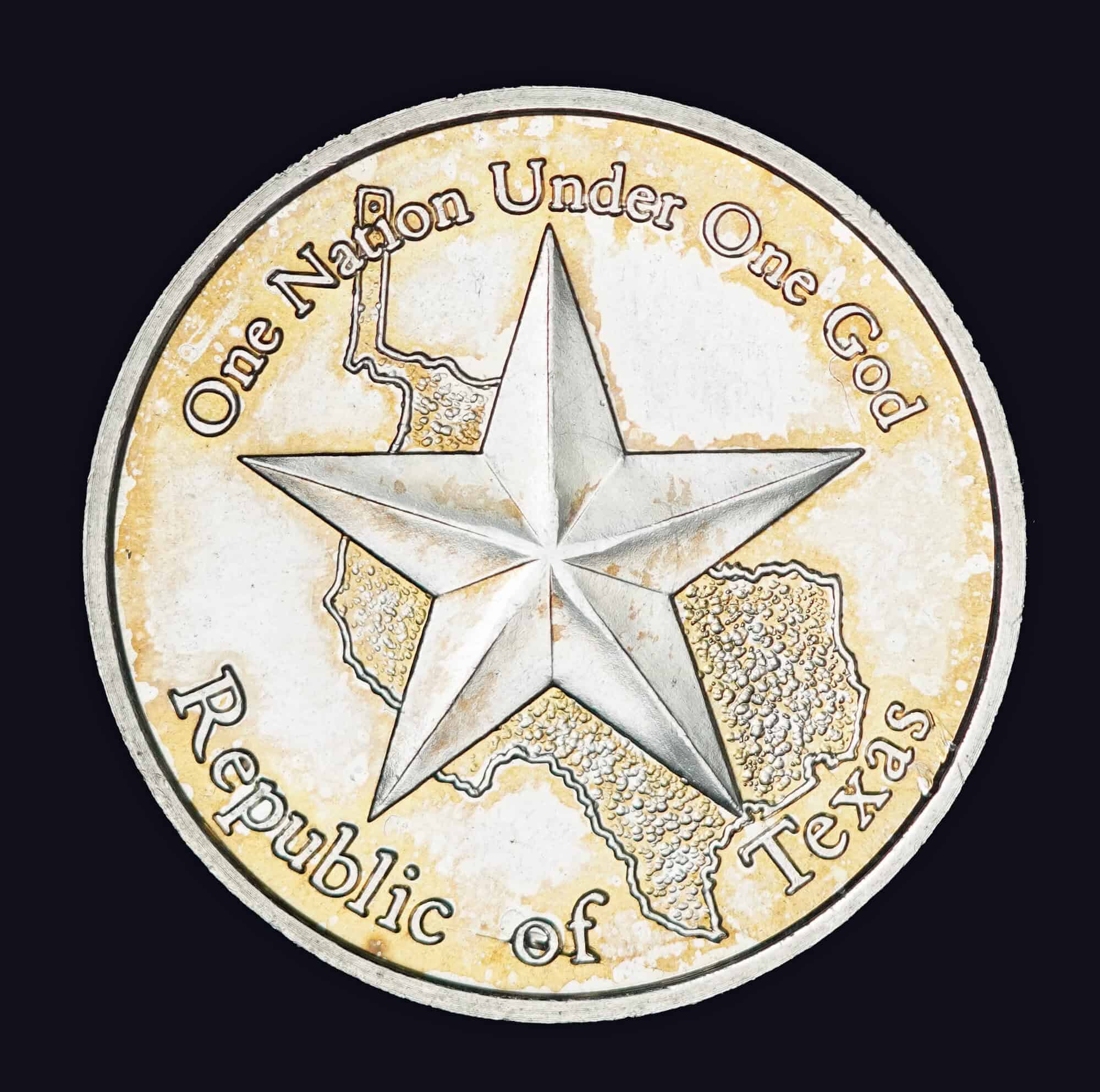 2011 Republic of Texas Half Ounce Silver Round