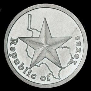 2013 Republic of Texas 1 oz Silver Round