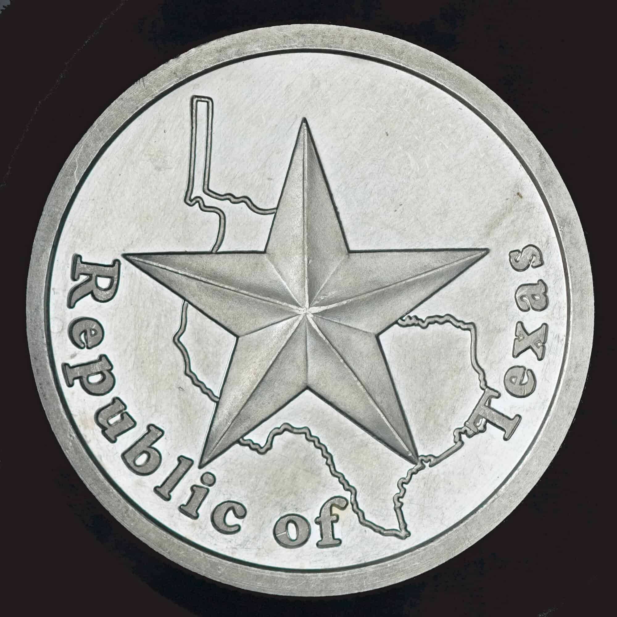 2013 Republic of Texas 1 oz Silver Round