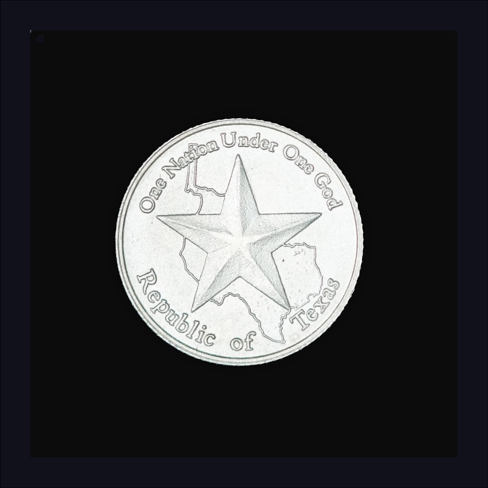 2014 Republic of Texas 1/10th oz Silver Round obverse