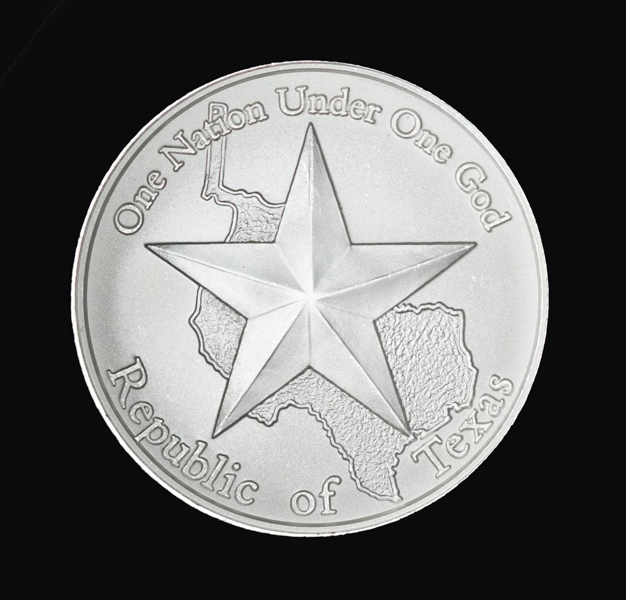 2015 Republic of Texas Half Ounce Silver Round