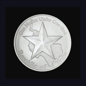 2013 (Estimated) Republic of Texas Half Ounce Silver Round