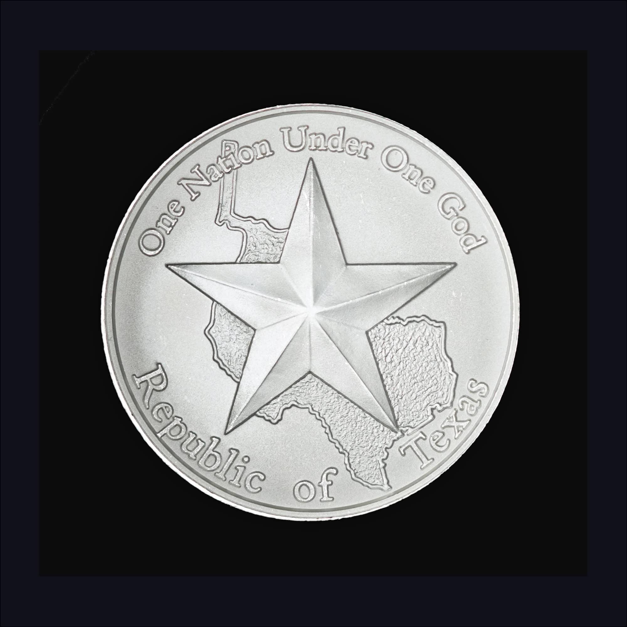 2013 (Estimated) Republic of Texas Half Ounce Silver Round obverse