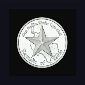 2018 Republic of Texas Quarter Ounce Silver Round obverse
