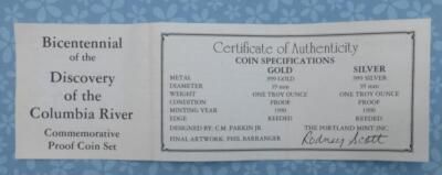 The Portland Mint COA