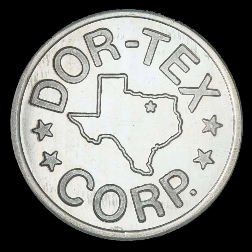 1980 Dor-Tex Corp. Silver Trade Unit Obverse