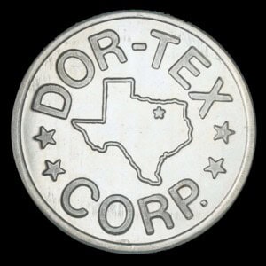 1980 Dor-Tex Corp. Silver Trade Unit obverse