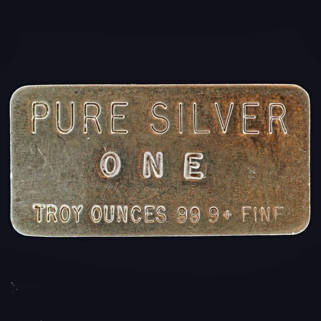 1981 Don Casey Company 1 oz Silver Bar Obverse
