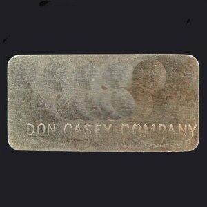 1981 Don Casey Company 1 oz Silver Bar reverse