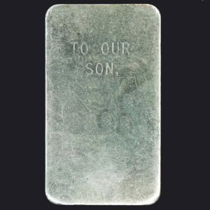 1981 National Dallas 1 Ounce Silver Bar reverse
