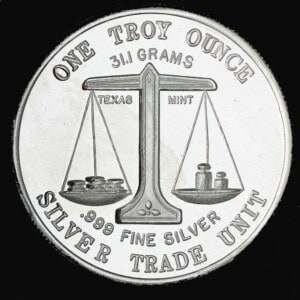 1982 National Dallas Silver Trade Unit reverse